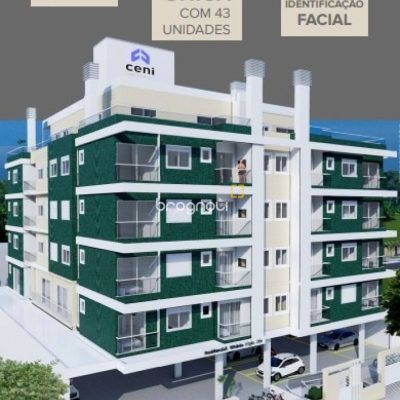 Apartamento com 66m², 2 quartos (sendo 1 suíte), 1 garagem, no bairro Cachoeira do Bom Jesus em Florianópolis