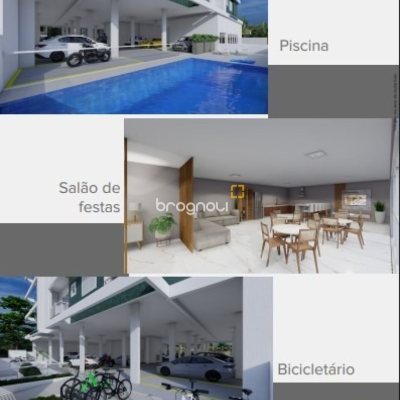 Apartamento com 66m², 2 quartos (sendo 1 suíte), 1 garagem, no bairro Cachoeira do Bom Jesus em Florianópolis