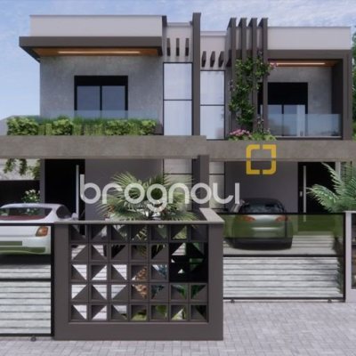Casa com 142m², 3 quartos (sendo 1 suíte), 2 garagens, no bairro Forquilhinha em São José