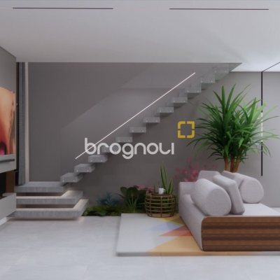 Casa com 142m², 3 quartos (sendo 1 suíte), 2 garagens, no bairro Forquilhinha em São José