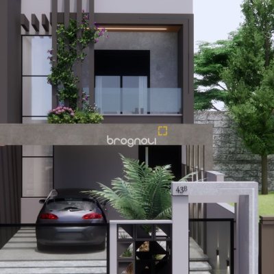 Casa com 142m², 3 quartos (sendo 1 suíte), 2 garagens, no bairro Forquilhinha em São José
