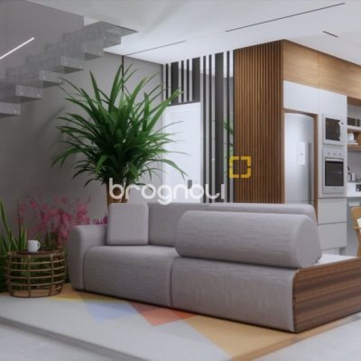 Casa com 142m², 3 quartos (sendo 1 suíte), 2 garagens, no bairro Forquilhinha em São José