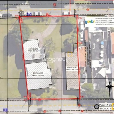 Terreno com 1606m², no bairro Cachoeira do Bom Jesus em Florianópolis