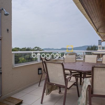 Cobertura com 166m², 3 quartos (sendo 1 suíte), 2 garagens, no bairro Campeche em Florianópolis