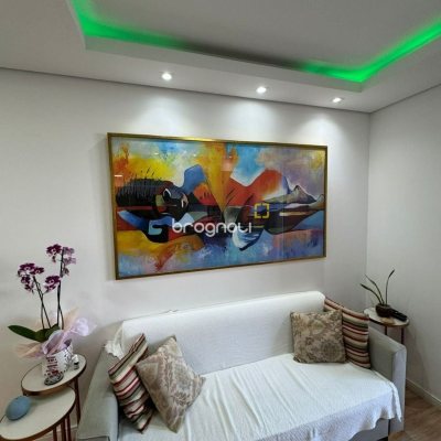 Apartamento com 67m², 2 quartos, 1 garagem, no bairro Barreiros em São José