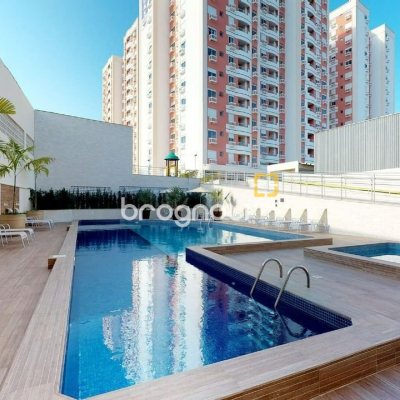 Apartamento com 67m², 2 quartos, 1 garagem, no bairro Barreiros em São José