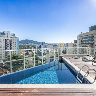 Apartamento com 65m², 2 quartos (sendo 1 suíte), 2 garagens, no bairro Itacorubi em Florianópolis