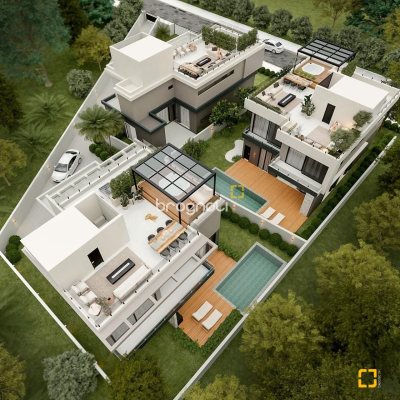 Casa com 330m², 4 quartos (sendo 4 suítes), 2 garagens, no bairro Rio Tavares em Florianópolis