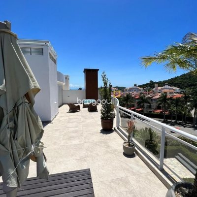 Cobertura com 318m², 4 quartos (sendo 4 suítes), 3 garagens, no bairro Cachoeira do Bom Jesus em Florianópolis