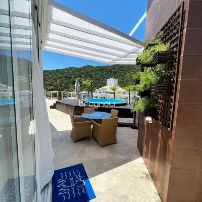Cobertura com 318m², 4 quartos (sendo 4 suítes), 3 garagens, no bairro Cachoeira do Bom Jesus em Florianópolis
