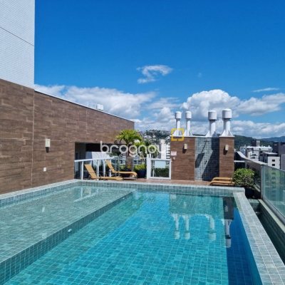 Apartamento com 69m², 2 quartos (sendo 1 suíte), 1 garagem, no bairro Campinas em São José