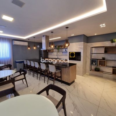 Apartamento com 69m², 2 quartos (sendo 1 suíte), 1 garagem, no bairro Campinas em São José