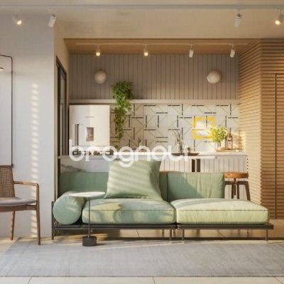 Studio com 57m², 1 quarto (sendo 1 suíte), 1 garagem, no bairro Campeche em Florianópolis