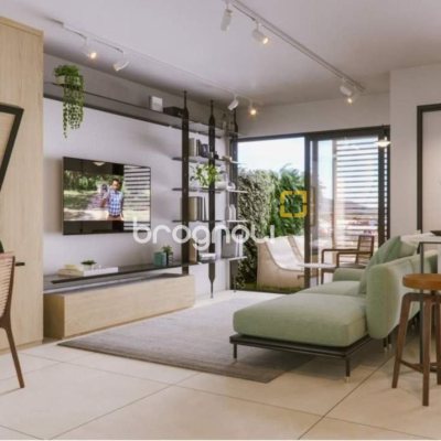Studio com 57m², 1 quarto (sendo 1 suíte), 1 garagem, no bairro Campeche em Florianópolis