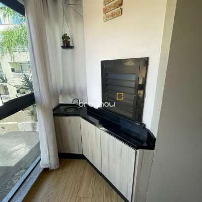 Apartamento com 76m², 3 quartos (sendo 1 suíte), 2 garagens, no bairro Praia Brava em Florianópolis