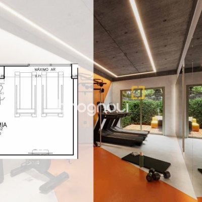 Studio com 44m², 1 quarto, 1 garagem, no bairro Canasvieiras em Florianópolis
