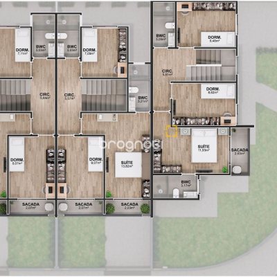 Casa com 86m², 3 quartos (sendo 1 suíte), 2 garagens, no bairro Sertão do Maruim em São José