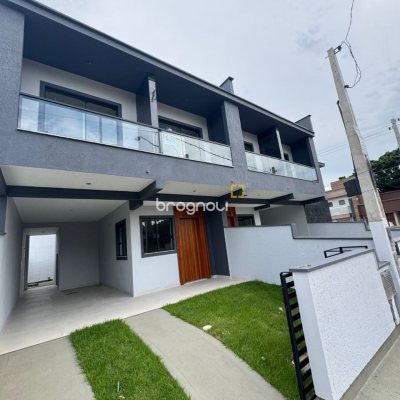 Casa com 86m², 3 quartos (sendo 1 suíte), 2 garagens, no bairro Sertão do Maruim em São José