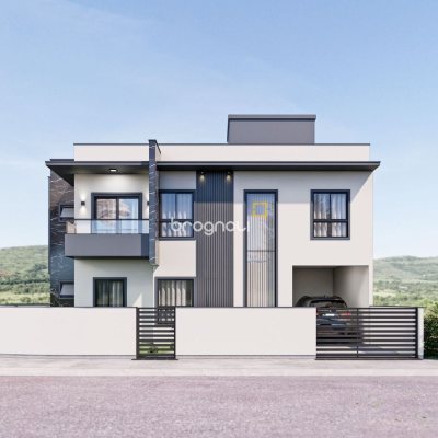 Casa com 86m², 3 quartos (sendo 1 suíte), 2 garagens, no bairro Sertão do Maruim em São José