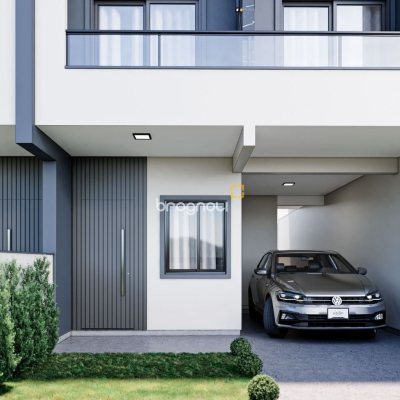 Casa com 86m², 3 quartos (sendo 1 suíte), 2 garagens, no bairro Sertão do Maruim em São José