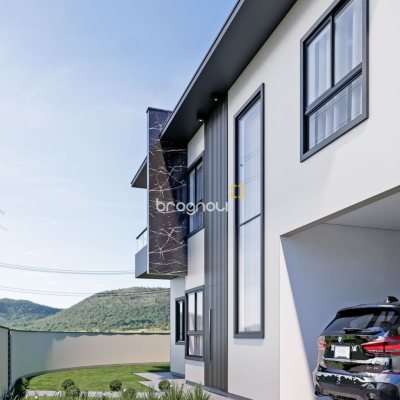 Casa com 84m², 3 quartos (sendo 1 suíte), 2 garagens, no bairro Sertão do Maruim em São José