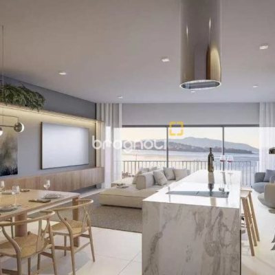 Apartamento com 80m², 2 quartos (sendo 2 suítes), 1 garagem, no bairro Praia Comprida em São José