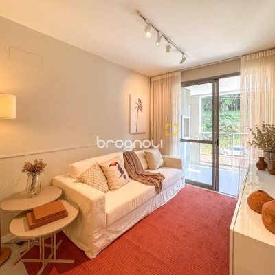 Apartamento com 71m², 2 quartos (sendo 1 suíte), 1 garagem, no bairro Cacupé em Florianópolis