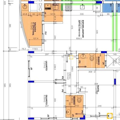 Apartamento com 88m², 3 quartos (sendo 1 suíte), 2 garagens, no bairro Jardim Cidade de Florianópolis em São José