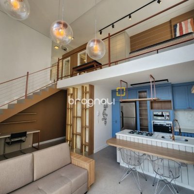 Apartamento com 60m², 1 quarto (sendo 1 suíte), 1 garagem, no bairro Carvoeira em Florianópolis