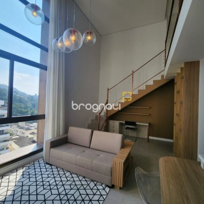 Apartamento com 60m², 1 quarto (sendo 1 suíte), 1 garagem, no bairro Carvoeira em Florianópolis