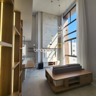 Apartamento com 60m², 1 quarto (sendo 1 suíte), 1 garagem, no bairro Carvoeira em Florianópolis