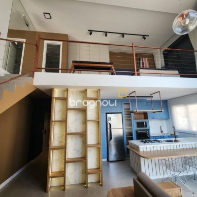 Apartamento com 60m², 1 quarto (sendo 1 suíte), 1 garagem, no bairro Carvoeira em Florianópolis