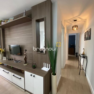 Apartamento com 55m², 2 quartos, 1 garagem, no bairro Potecas em São José