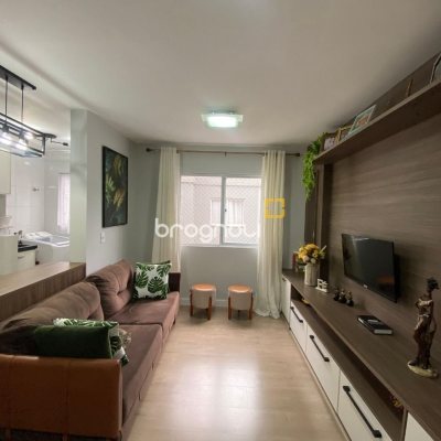 Apartamento com 55m², 2 quartos, 1 garagem, no bairro Potecas em São José