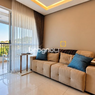 Apartamento com 94m², 2 quartos (sendo 2 suítes), 2 garagens, no bairro Coqueiros em Florianópolis