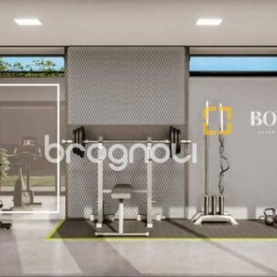 Apartamento com 53m², 2 quartos (sendo 1 suíte), 2 garagens, no bairro Areias em São José