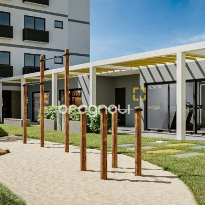 Apartamento com 53m², 2 quartos (sendo 1 suíte), 2 garagens, no bairro Areias em São José