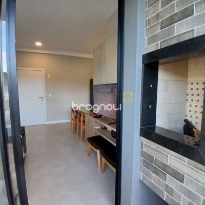 Apartamento com 60m², 1 quarto, 1 garagem, no bairro Cachoeira do Bom Jesus em Florianópolis