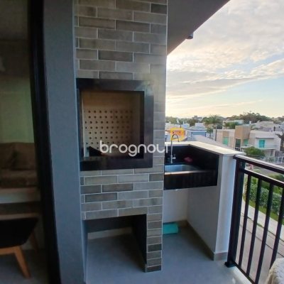 Apartamento com 60m², 1 quarto, 1 garagem, no bairro Cachoeira do Bom Jesus em Florianópolis