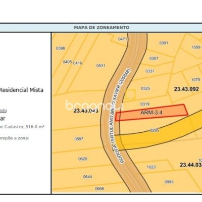 Terreno com 517m², no bairro Canasvieiras em Florianópolis