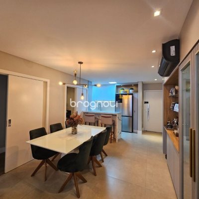 Apartamento com 107m², 3 quartos (sendo 1 suíte), 2 garagens, no bairro Campinas em São José