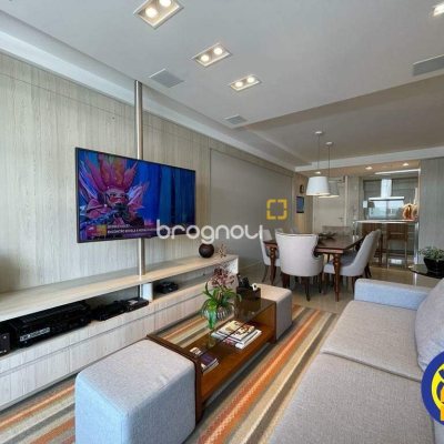 Apartamento com 138m², 3 quartos (sendo 3 suítes), 3 garagens, no bairro Cachoeira do Bom Jesus em Florianópolis