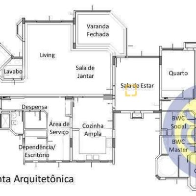 Apartamento com 266m², 4 quartos (sendo 2 suítes), 2 garagens, no bairro Centro em Florianópolis