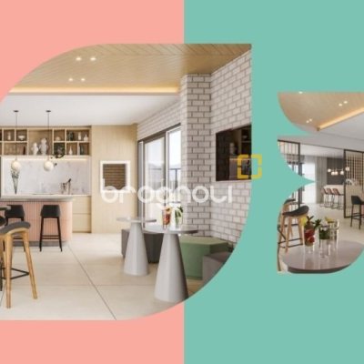 Apartamento com 60m², 1 quarto (sendo 1 suíte), 1 garagem, no bairro Campeche em Florianópolis