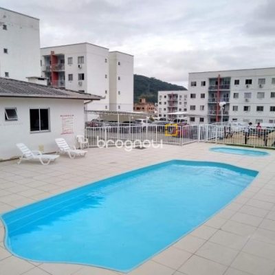 Apartamento com 52m², 2 quartos, 1 garagem, no bairro São Sebastião em Palhoça