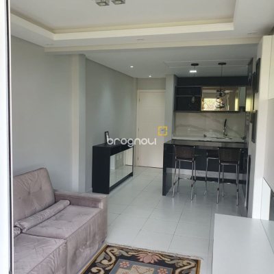 Apartamento com 63m², 2 quartos, 1 garagem, no bairro Serraria em São José