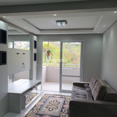 Apartamento com 63m², 2 quartos, 1 garagem, no bairro Serraria em São José