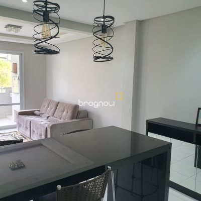 Apartamento com 63m², 2 quartos, 1 garagem, no bairro Serraria em São José