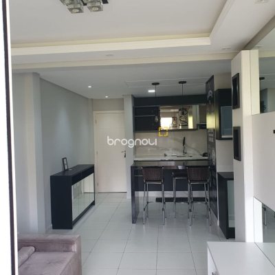 Apartamento com 63m², 2 quartos, 1 garagem, no bairro Serraria em São José