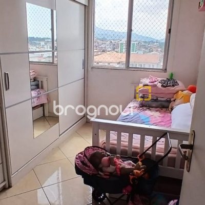 Apartamento com 72m², 3 quartos, 1 garagem, no bairro Areias em São José